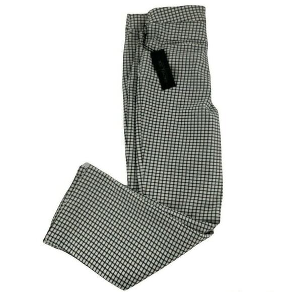 Rachel Zoe Womens Check Pattern Multicolor Pockets Dress Workwear Pants Sz 8 New - Picture 3 of 12